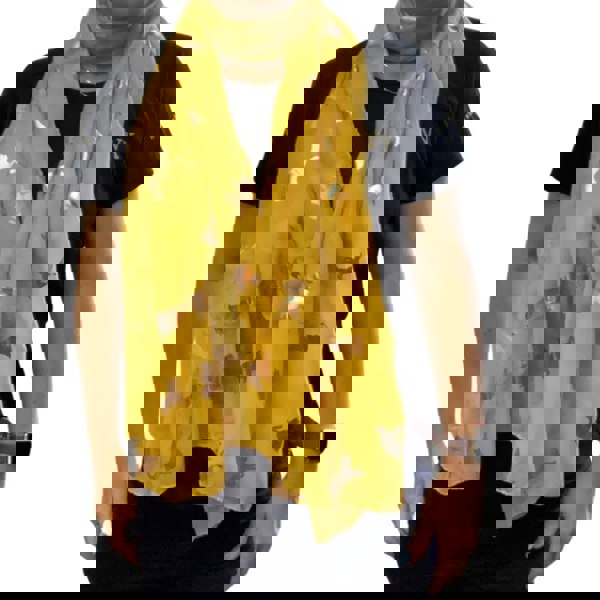 Love EMVY Rose Gold Cat Print Ladies Lightweight Scarf