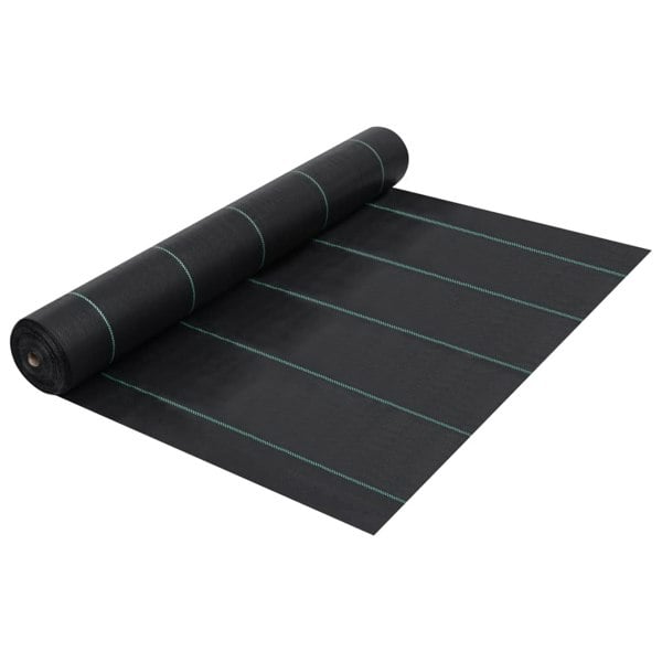 Berkfield Weed & Root Control Mat Black 1x10 m PP