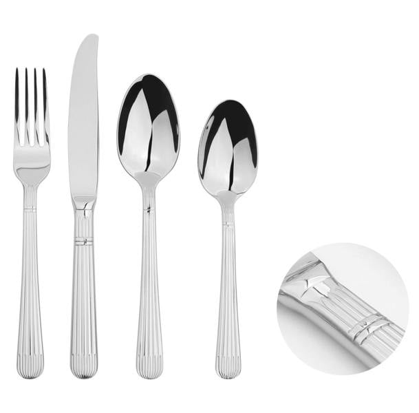 Glim Glam Cutlery Sets Stainless Steel 18/8 Catering Papyrus 24pc Set