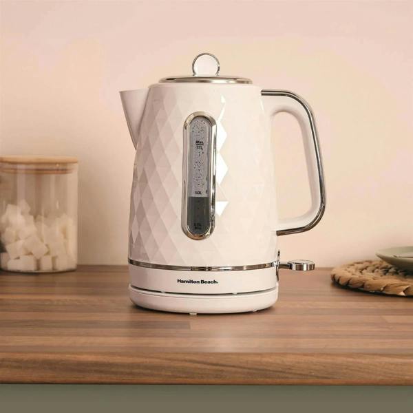 Hamilton Beach Diamond 1.7L Kettle - White