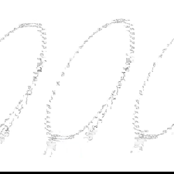 Mylee London Mastiff Silhouette Silver Chain Bracelet - Personalised