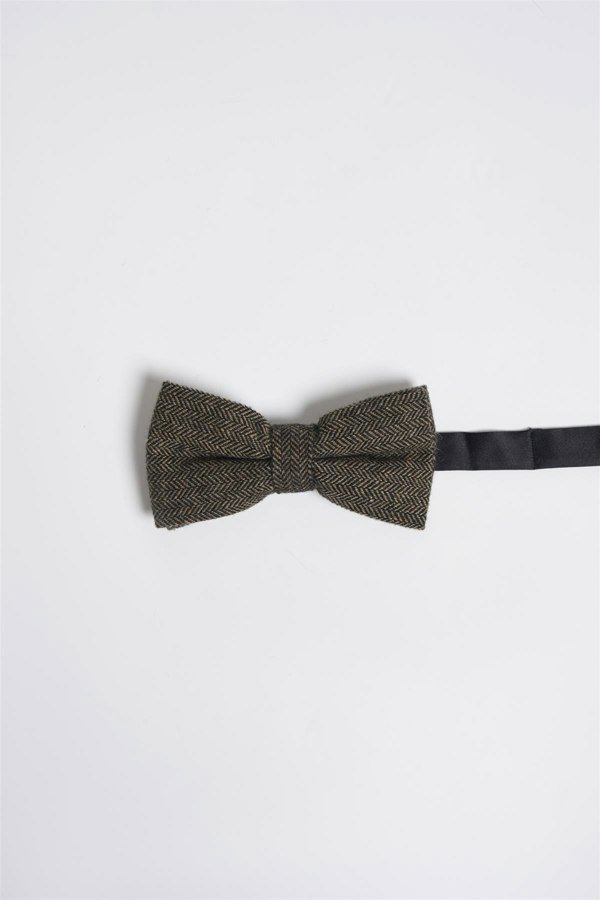 House of Cavani Martez Bow Tie Set - Brown