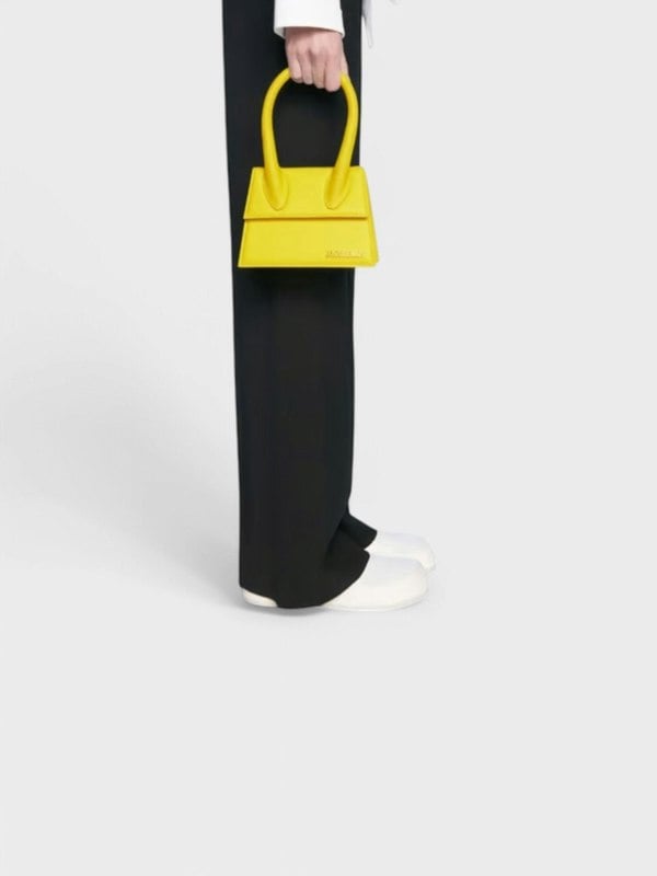 Jacquemus Le Chiquito Moyen Top - Handle Bag Yellow - Supplied FashionJACQUEMUS