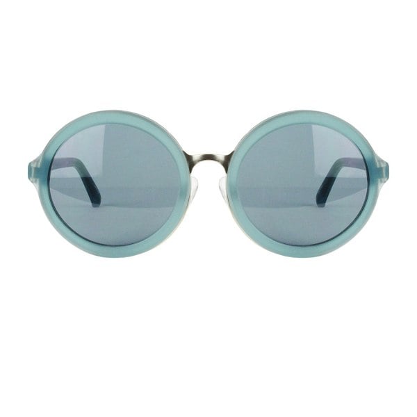 3.1 Phillip Lim round lens sunglasses in blue and silver