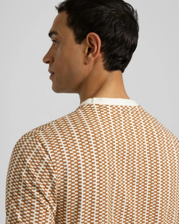 Steel & Jelly Pixley - Wavy Stripe Printed T-Shirt