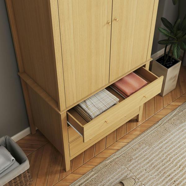 Core Products Henley 2 Door & 3 Drawer Modern Wardrobe