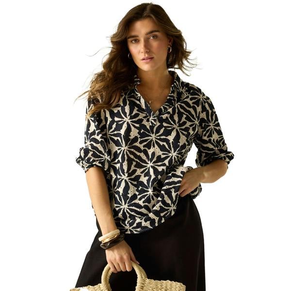 Regatta Womens/Ladies Nofino Abstract Floral Shirt - Beige - 