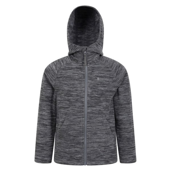 Mountain Warehouse Kids Snowdonia II Full Zip Hoodie - Alloy Grey
