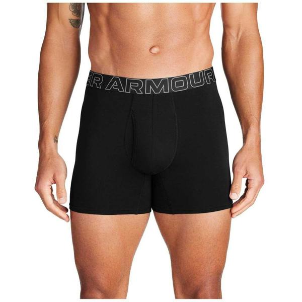 Under Armour Mens Performance Boxer Briefs (Pack of 3) - Black - 