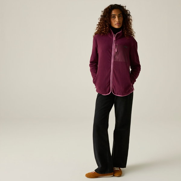 Regatta Womens Frankie Full Zip Fleece - Fig/Violet