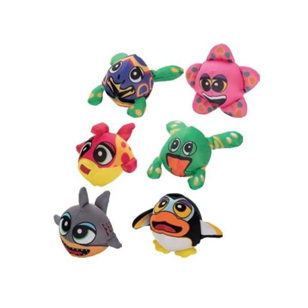 Vibrant Fashy small sponge sea animal swim toy set of six sea creatures