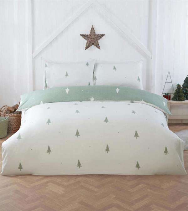 Fir Green Duvet Cover Set