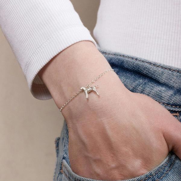 Mylee London Vizsla Dainty Chain Bracelet - Personalised - Sterling Silver