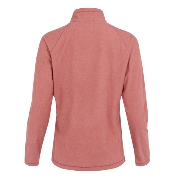 Regatta Great Outdoors Women's Montes Half Zip Fleece Top - Mineral Red/Dusty Rose