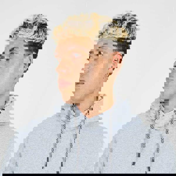 Brave Soul Charcoal 2 Pack Overhead Hoodies - Charcoal Image 4