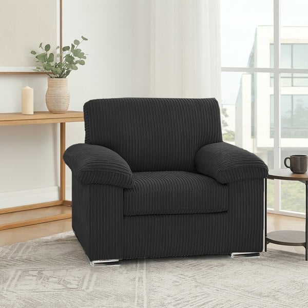 Furnishings For Less Delta Full Jumbo Cord Single Seater Armchair