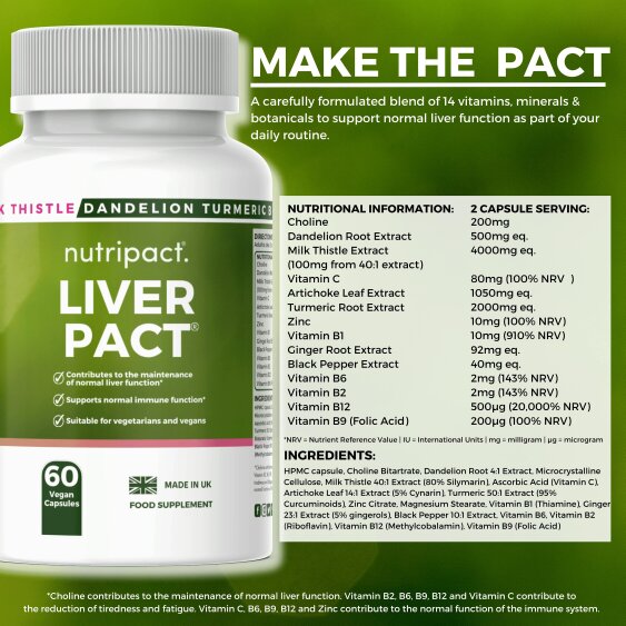 nutripact Liver Support Complex Capsules