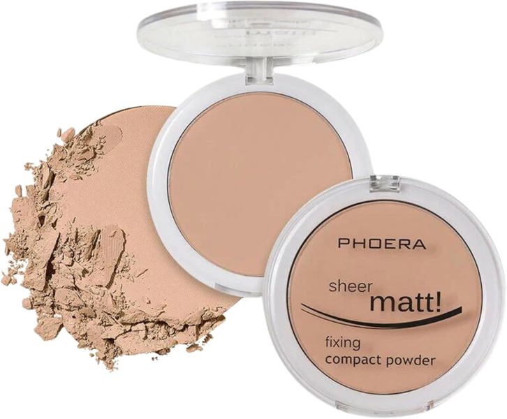 PHOERA Sheer Matte Long Lasting Compact Foundation Setting Powder