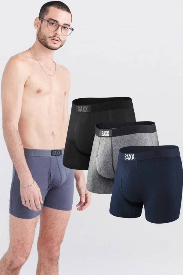SAXX Men's SAXX Ultra Classic Boxers 3-Pair Pack {SAXX-PP3U}