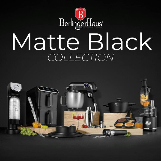 Berlinger Haus Electric Glass Kettle Matte Black BH9816
