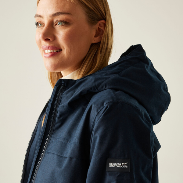 Regatta Womens/Ladies Romine II Waterproof Jacket - Navy Marl