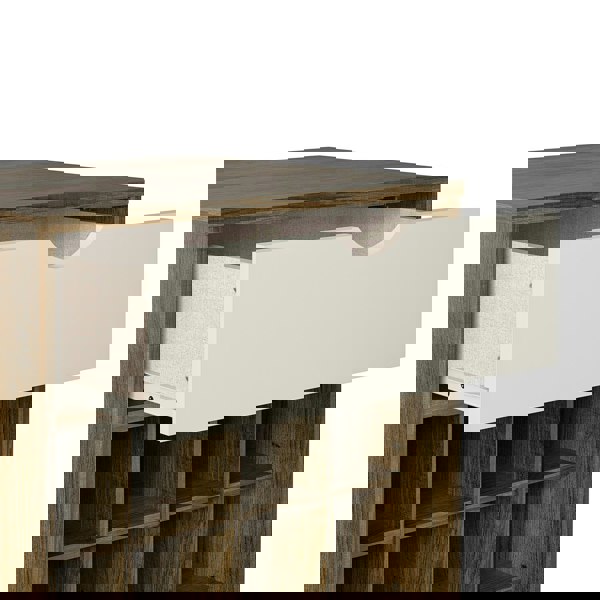 Dorel Home Concord Beverage Storage Stand Brown Oak