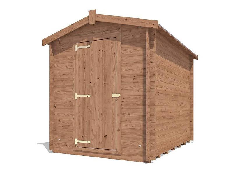 Dunster House - Heavy Duty (19mm) Log Garden Shed 1.8 x 2.5  Pressure Treated Wood Storage Unit Taarmo