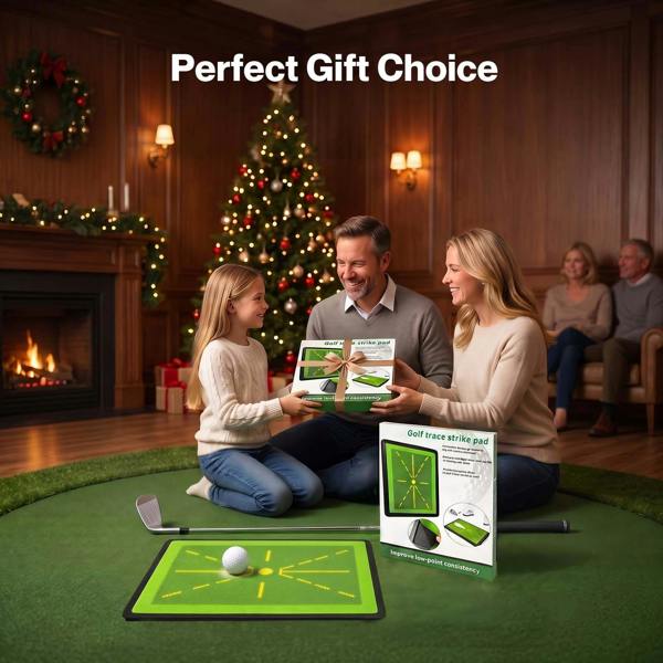 Centra Golf Mat Swing Path Feedback Anti Slip Rubber Base Indoor Practice Green