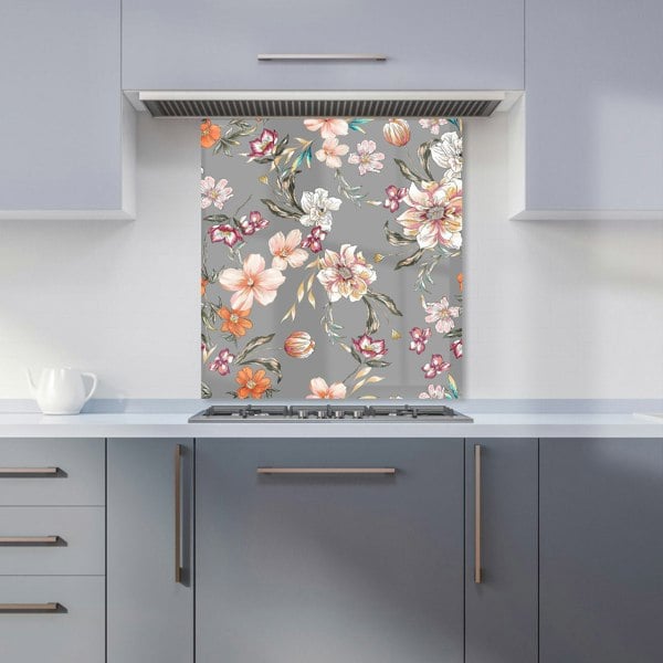 Warren Reed - Designer Peony, Lily, Tulip, Daisy Kitchen Splashback