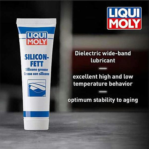 Liqui Moly Transparent Silicone Grease Clear Lube High Lubrication 100g