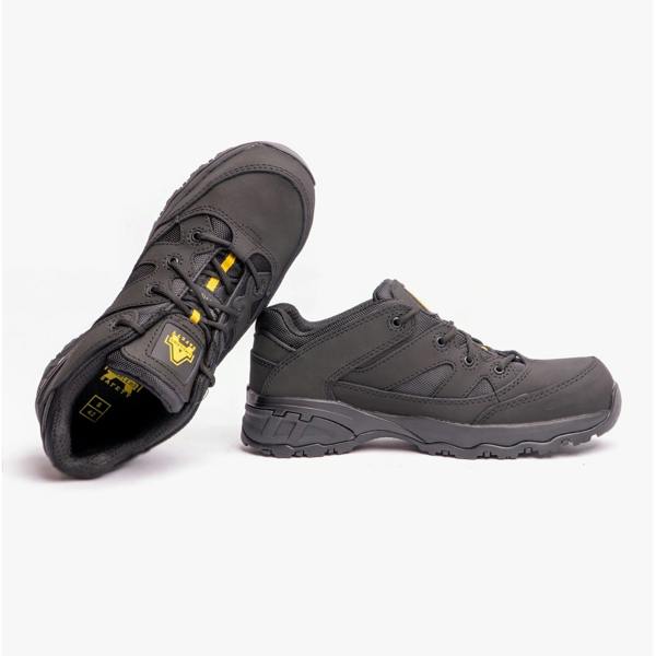 Amblers Safety FS68C Leather Safety Trainers in Black