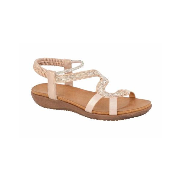 Cipriata Cipriata SERPENT Womens Slingback Sandals Rose Gold
