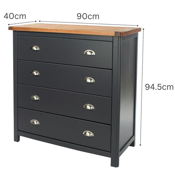 Core Products Dunkeld 4-Drawer Chest of Drawers