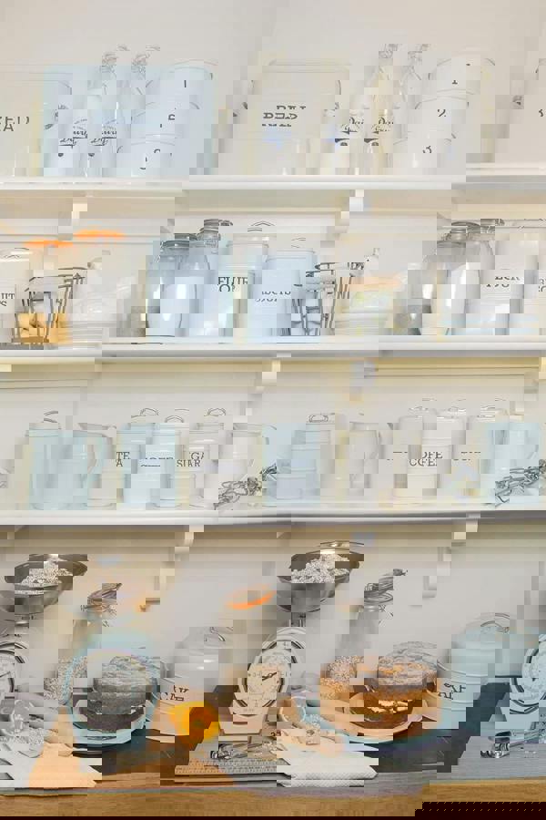 KitchenCraft Living Nostalgia Vintage Blue Mechanical Scales