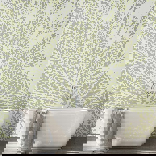 Origin Murals Skeleton Leaf - Sage Green