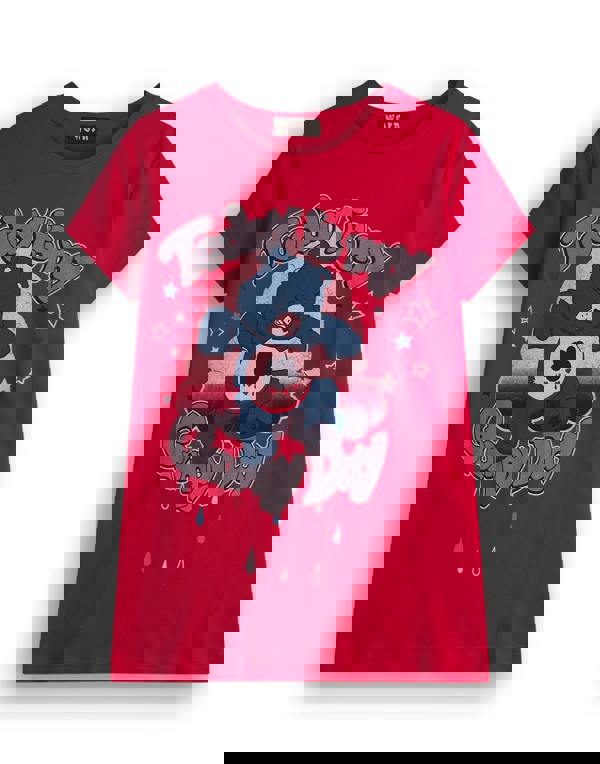 Care Bears Womens Red Short Sleeved T-Shirt