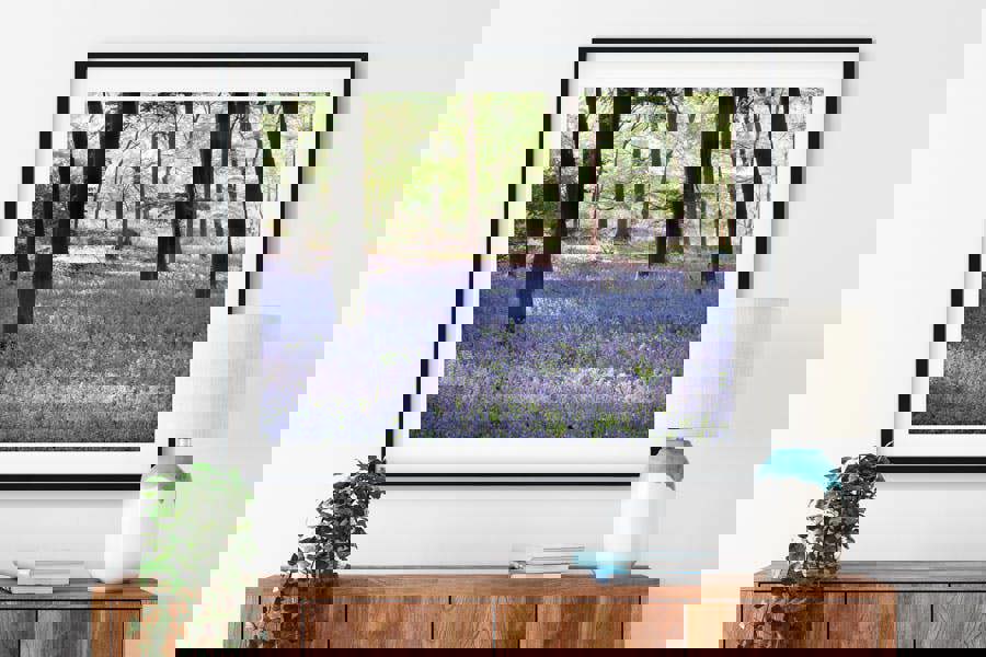 bluebell landscape framed art online