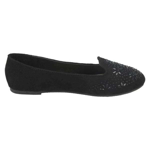 Spot On Girls Spot On Flat Slipper Cut Ballerinas H2441