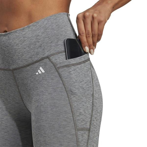 Adidas Womens/Ladies Cotton 7/8 Leggings - Grey - 