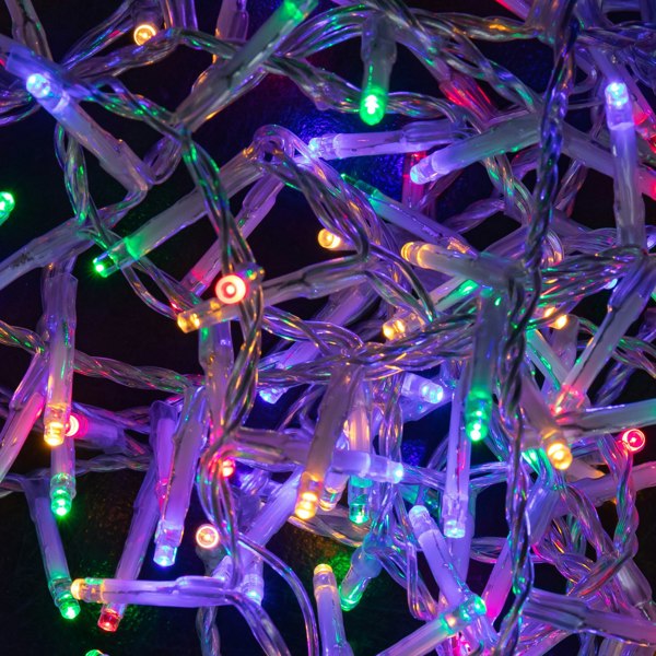 Samuel Alexander 18.7m 750 LED TreeBrights Christmas String Lights on Clear Cable with Timer in Multi-Coloured