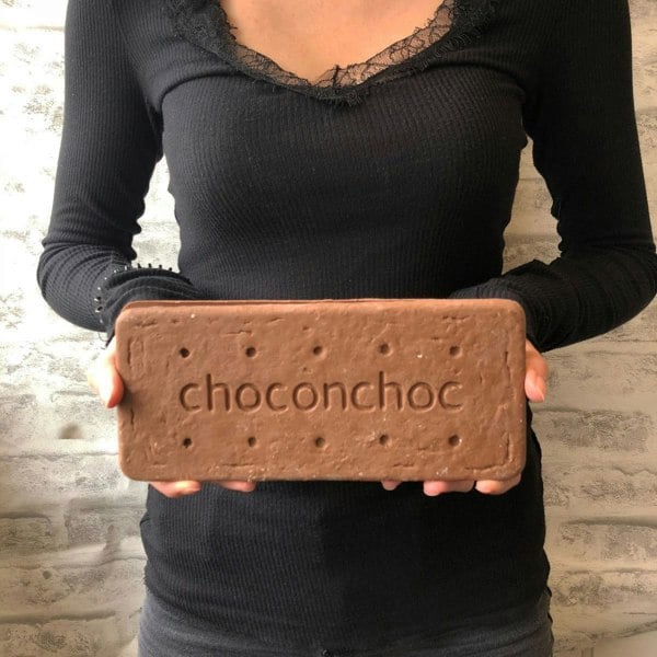 CHOC ON CHOC Giant Bourbon Biscuit Shaped Chocolate