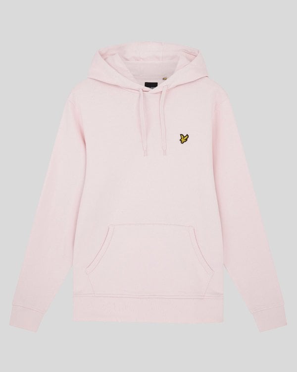 Lyle & Scott Branded Pull-over Hoodie - Light Pink