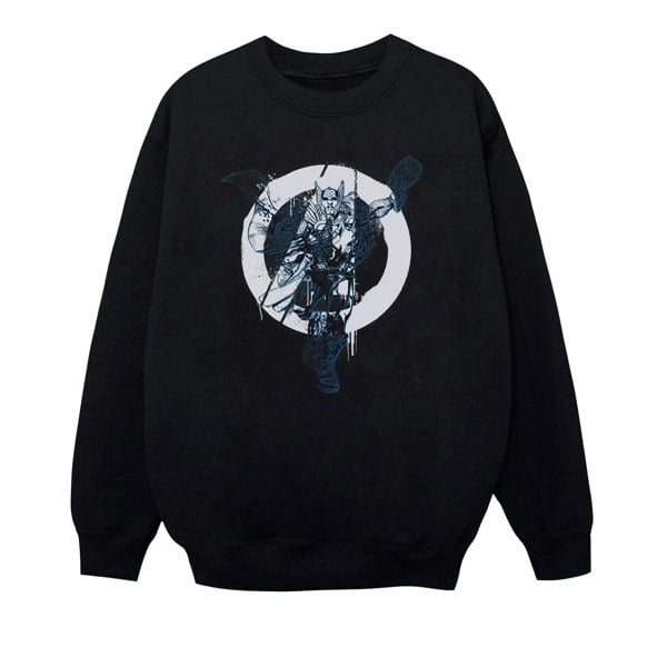 Marvel Boys Thor Circle Sweatshirt - Black