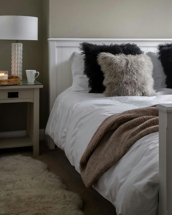 Naturally Sheepskins Large Mongolian Sheepskin Cushion - 50cm