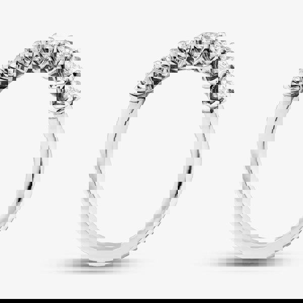 T. H. Baker Platinum Lab Grown 0.70ct Diamond Half Eternity Ring 06HLP-P007