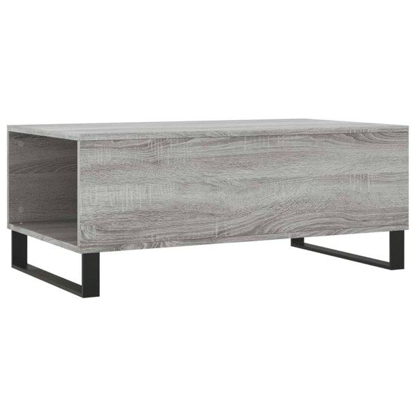 Berkfield Coffee Table Grey Sonoma 90x50x36.5 cm Engineered Wood