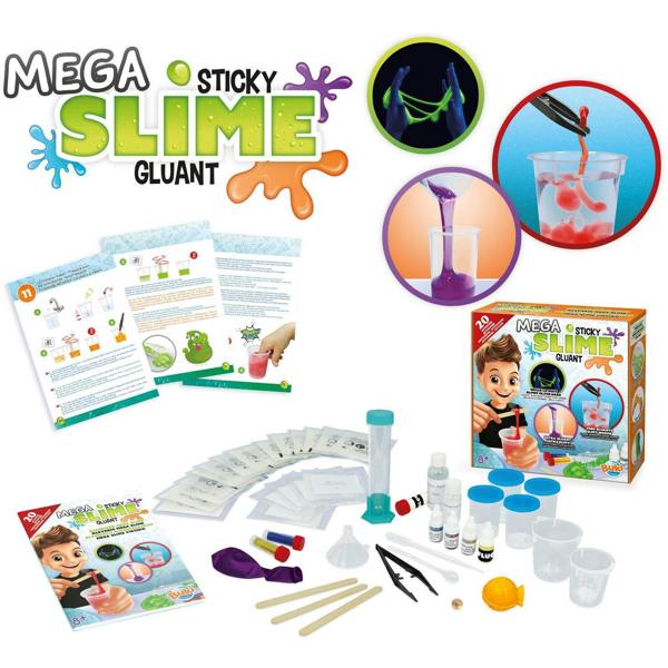 Buki Mega Sticky Slime Kit - White