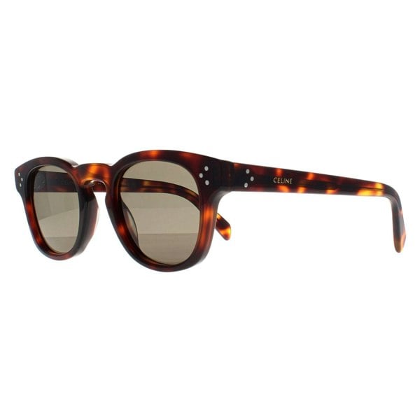 Celine Sunglasses Bold 3 Dots CL40233I 53N Blonde Havana Green