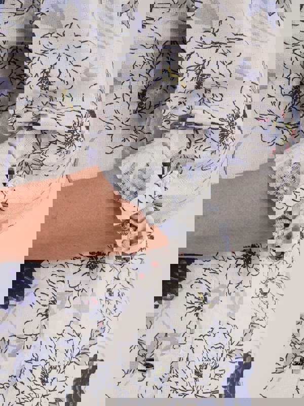 TIGI-Wear Floral Cotton Dobby Shirt