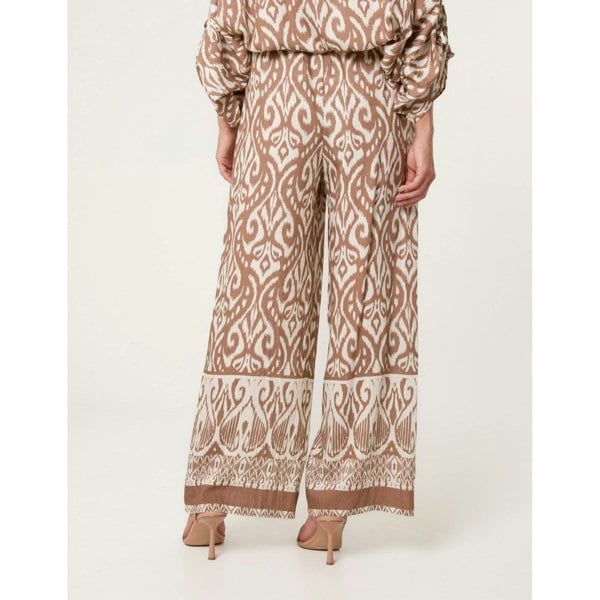 Blue Vanilla Printed Elasticated Trousers